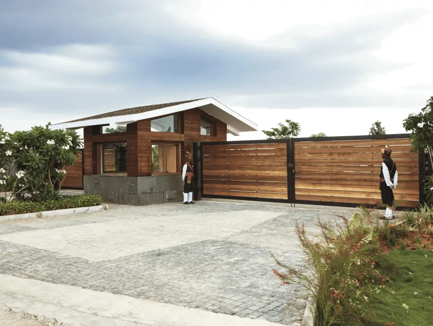 Frangipani grand entrance