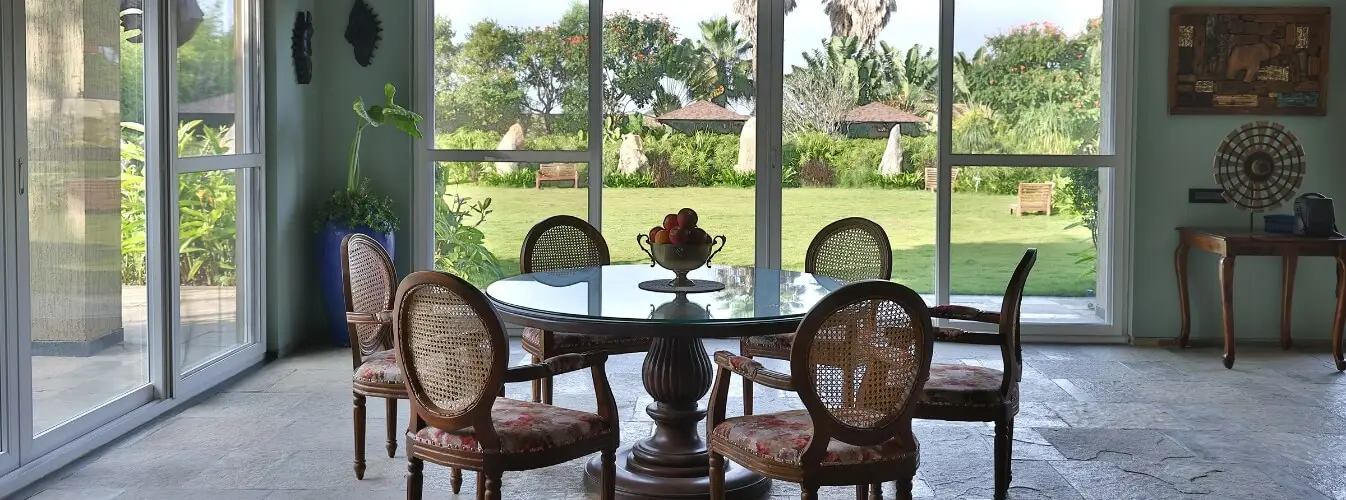 Lotus palm trees in frangipani